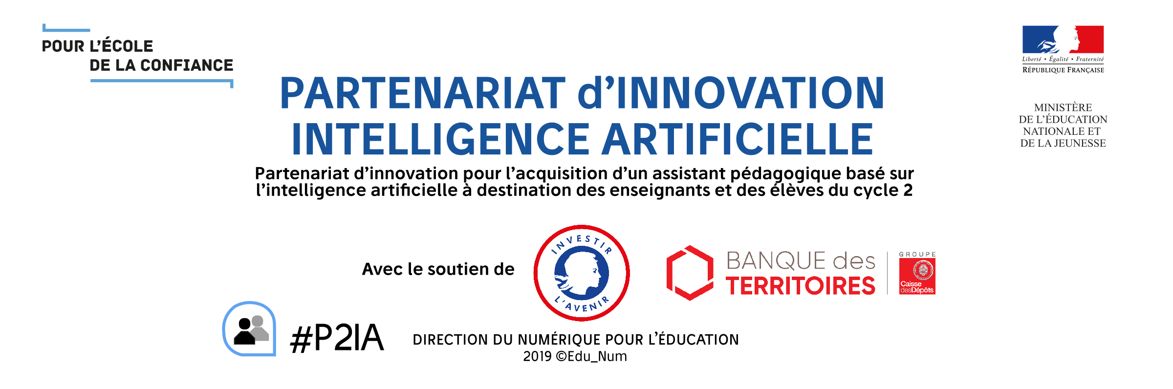 logo P2IA Partenariat d'Innovation "Intelligence Artificielle