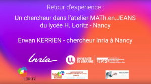 Mathématiques : Un chercheur dans l’atelier MATh.en.JEANS du lycée Henri-Loritz de Nancy