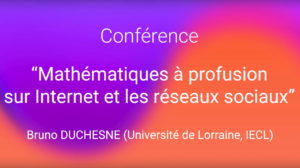Mathématiques, internet et réseaux sociaux